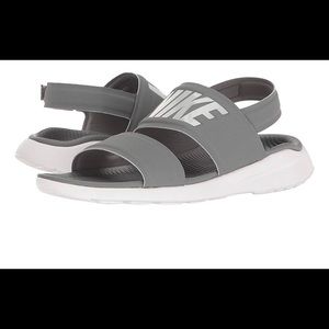 Grey Nike Tanjun Sandal